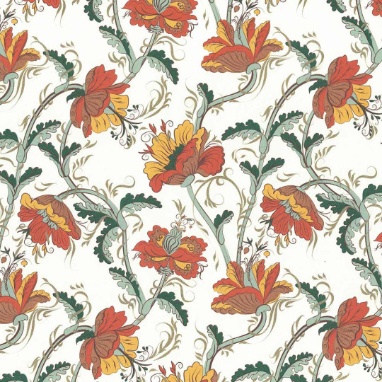 Golden Yellow Poppies Florentine Italian Print Paper ~ Rossi Italy
